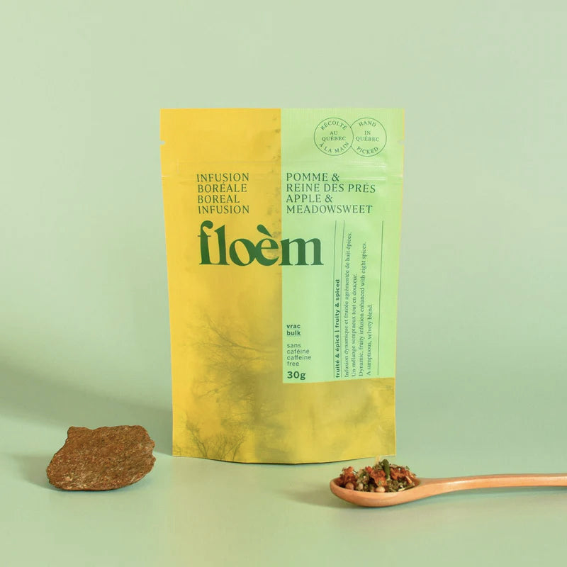 Tisane / Infusion boréale - Pomme & Reine des prés - Floèm - vrac 30g